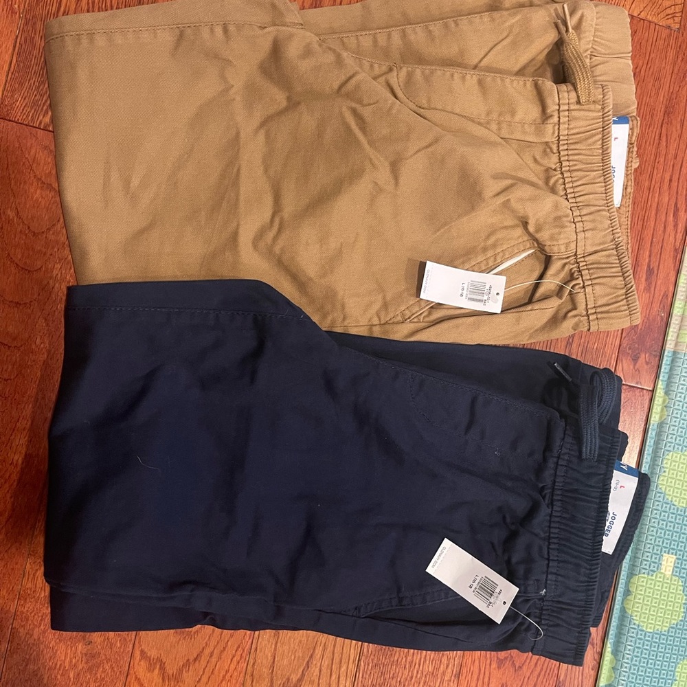 NWT- Built in Flex Twill Jogger Pants- 2 pairs! Bundle